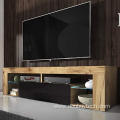 High Gloss UV Wooden LED TV Stand Cabinet